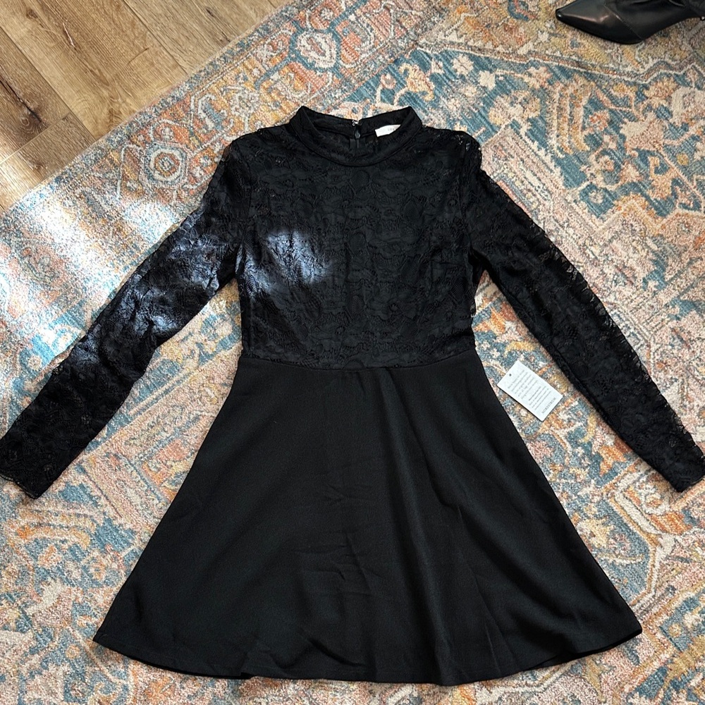 Nordstrom Black Lace Dress